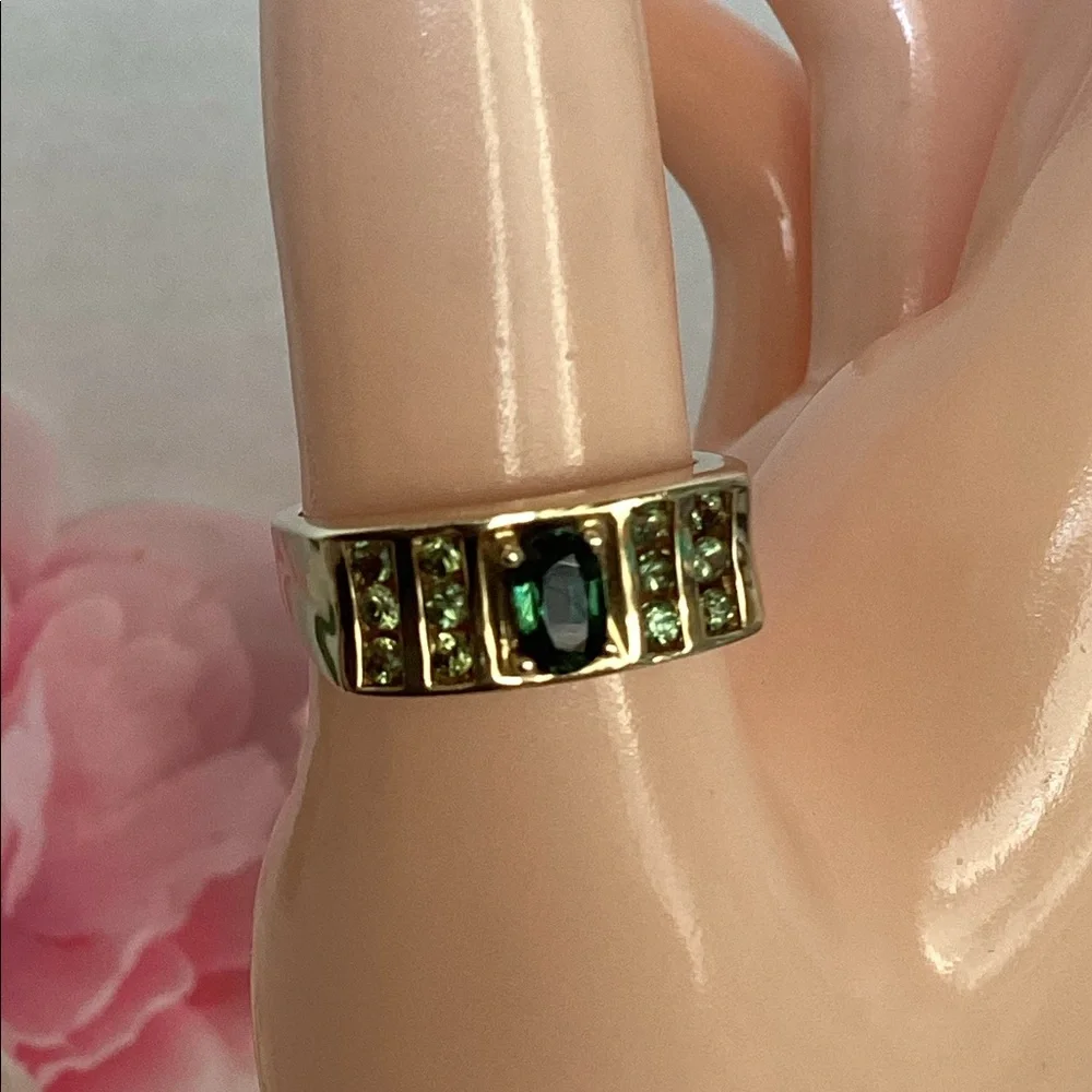 14k UNISEX SPINEL RING. - Picture 9 of 9